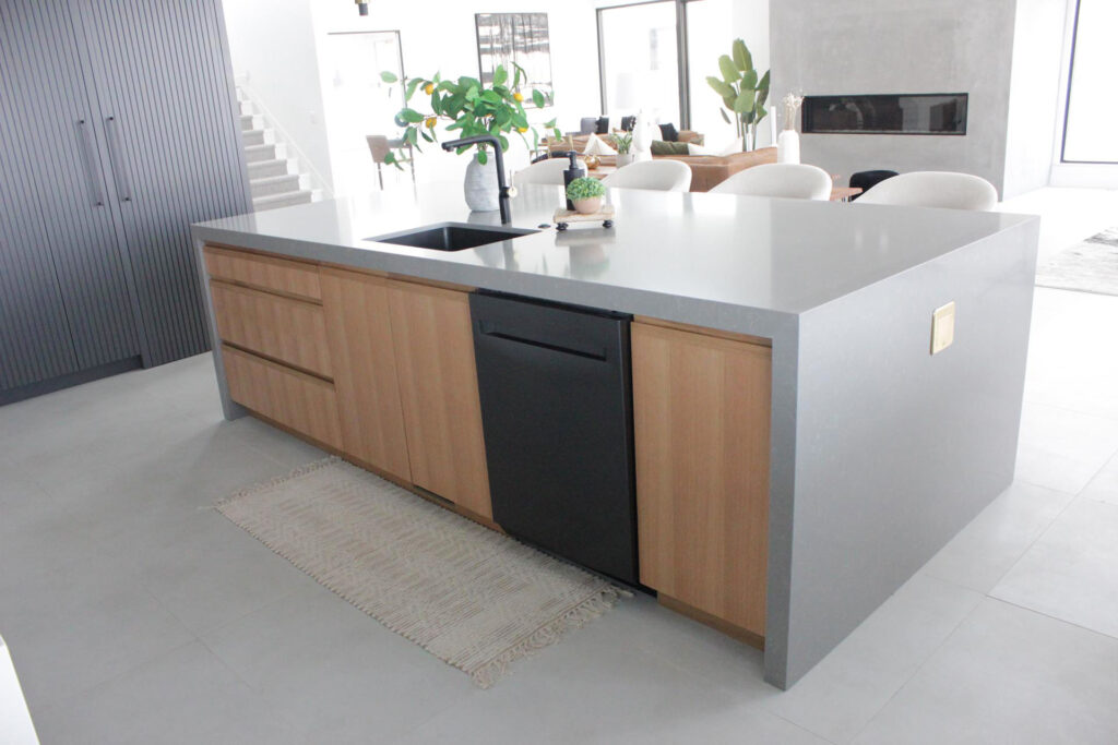 Kitchen island cabinet