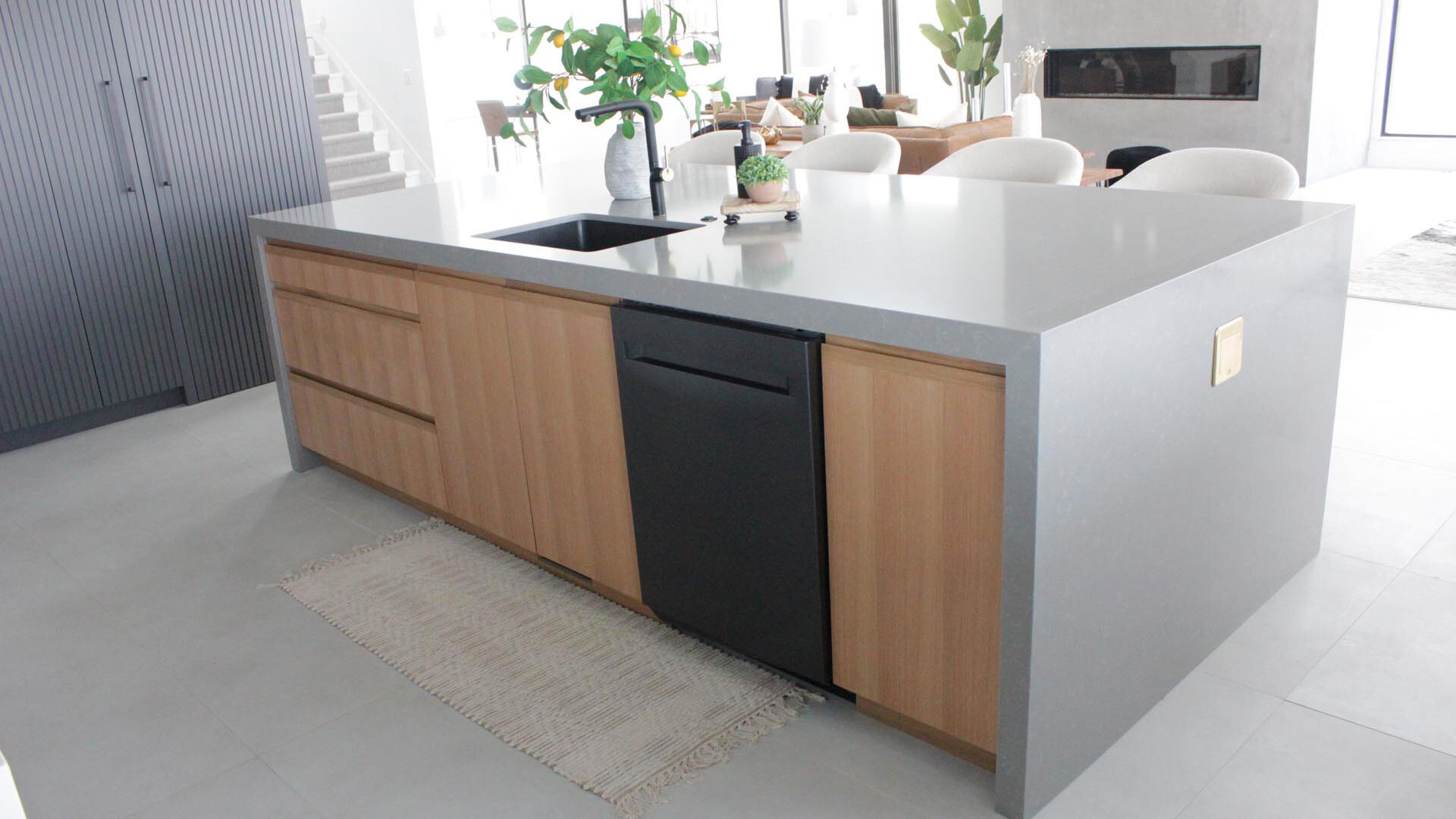 Kitchen island cabinet