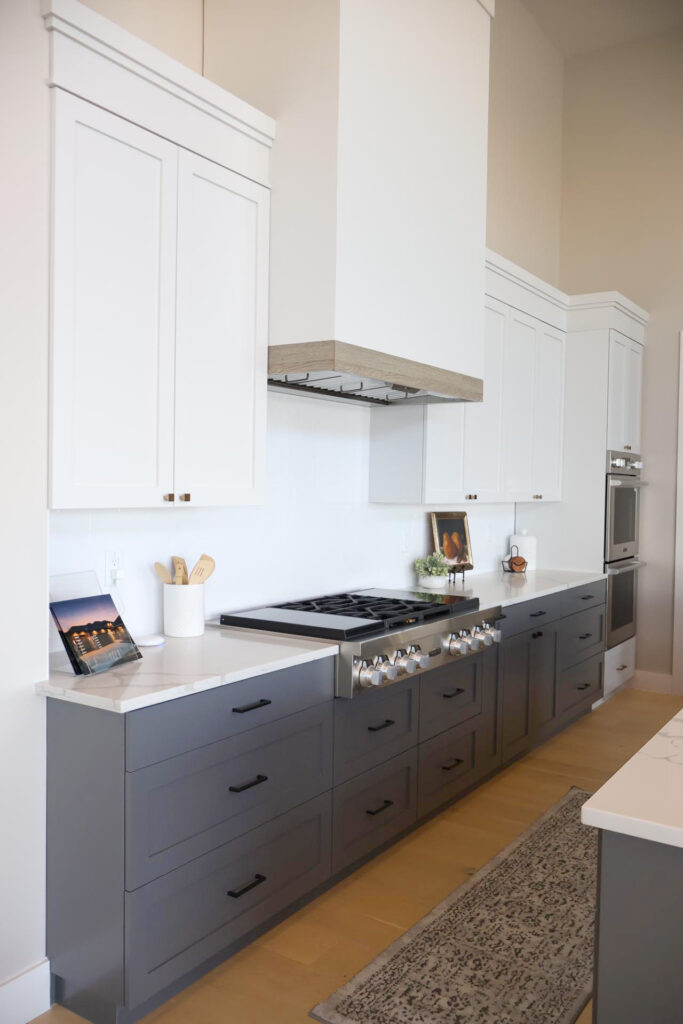 Custom kitchen tall cabinets