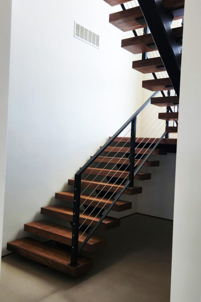 Custom modern stairs