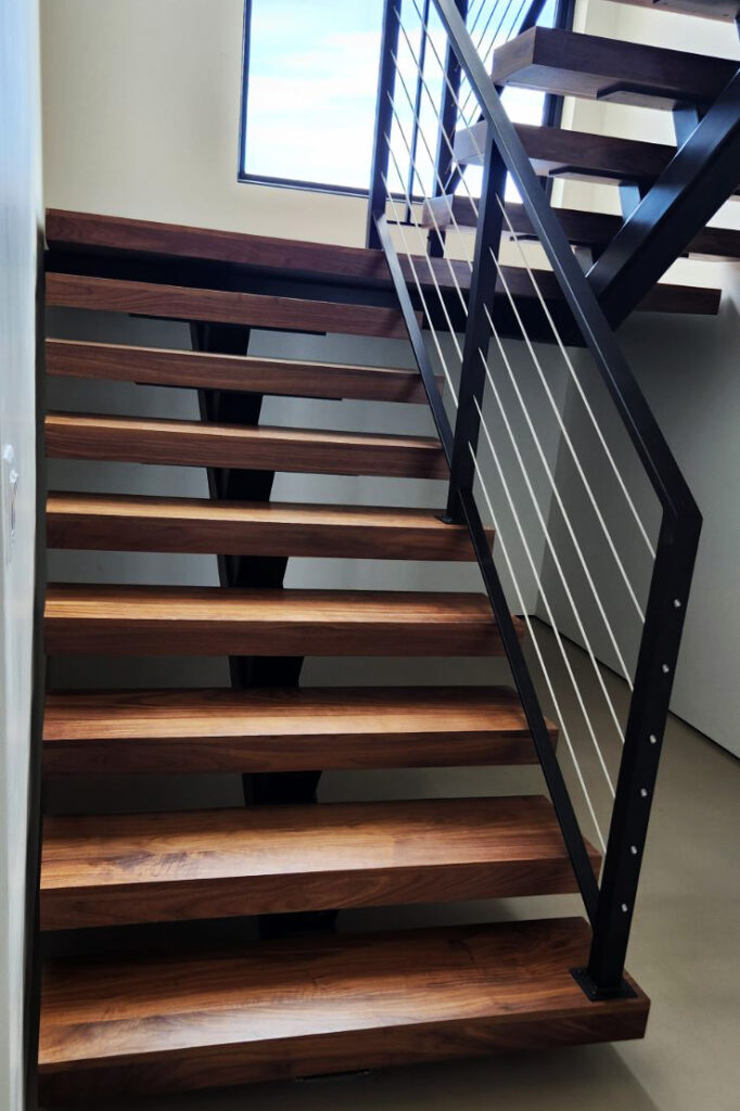 Custom modern stairs