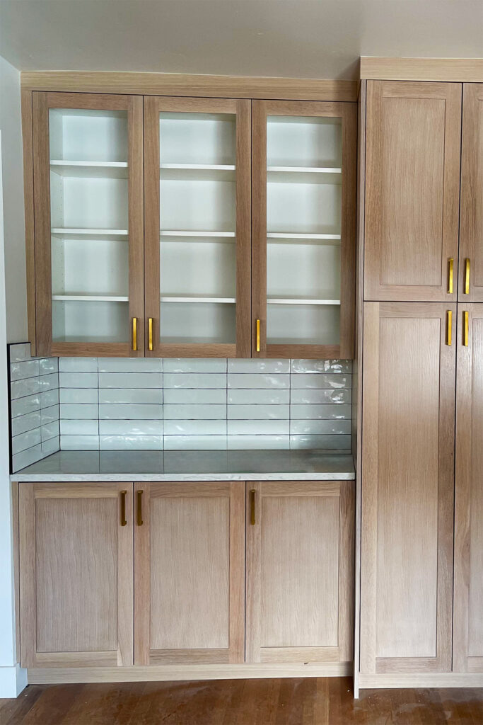 Farmhouse style utility cabinet