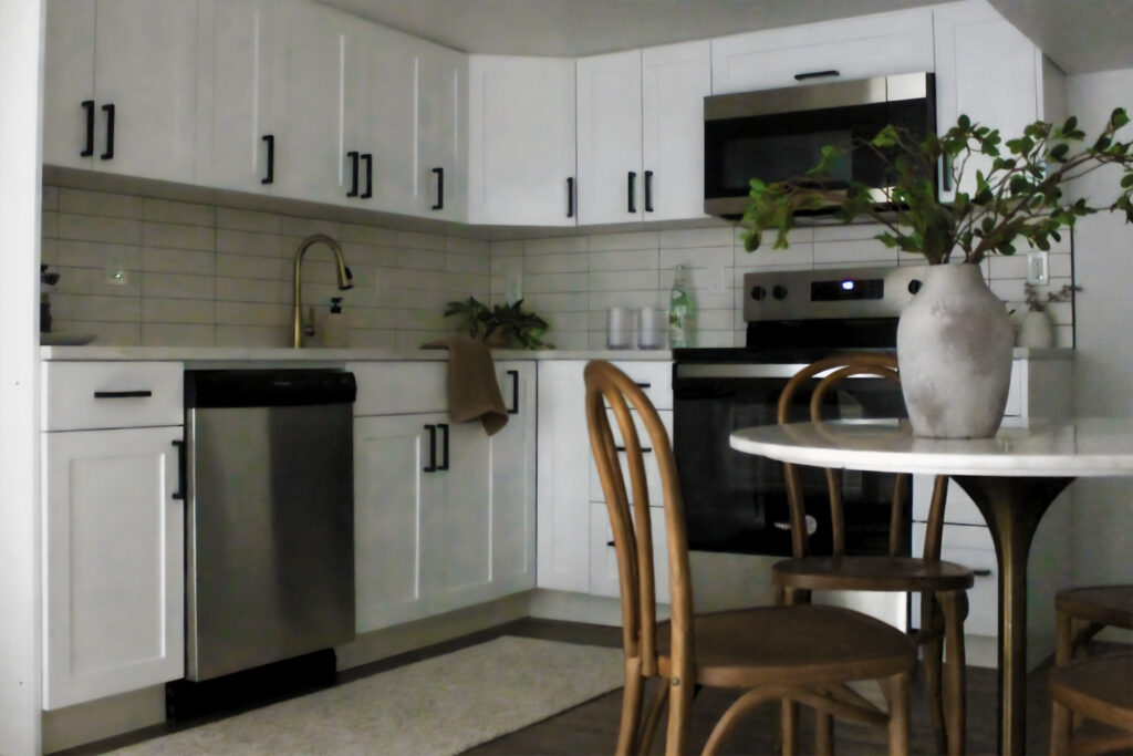 basement kitchen cabinets