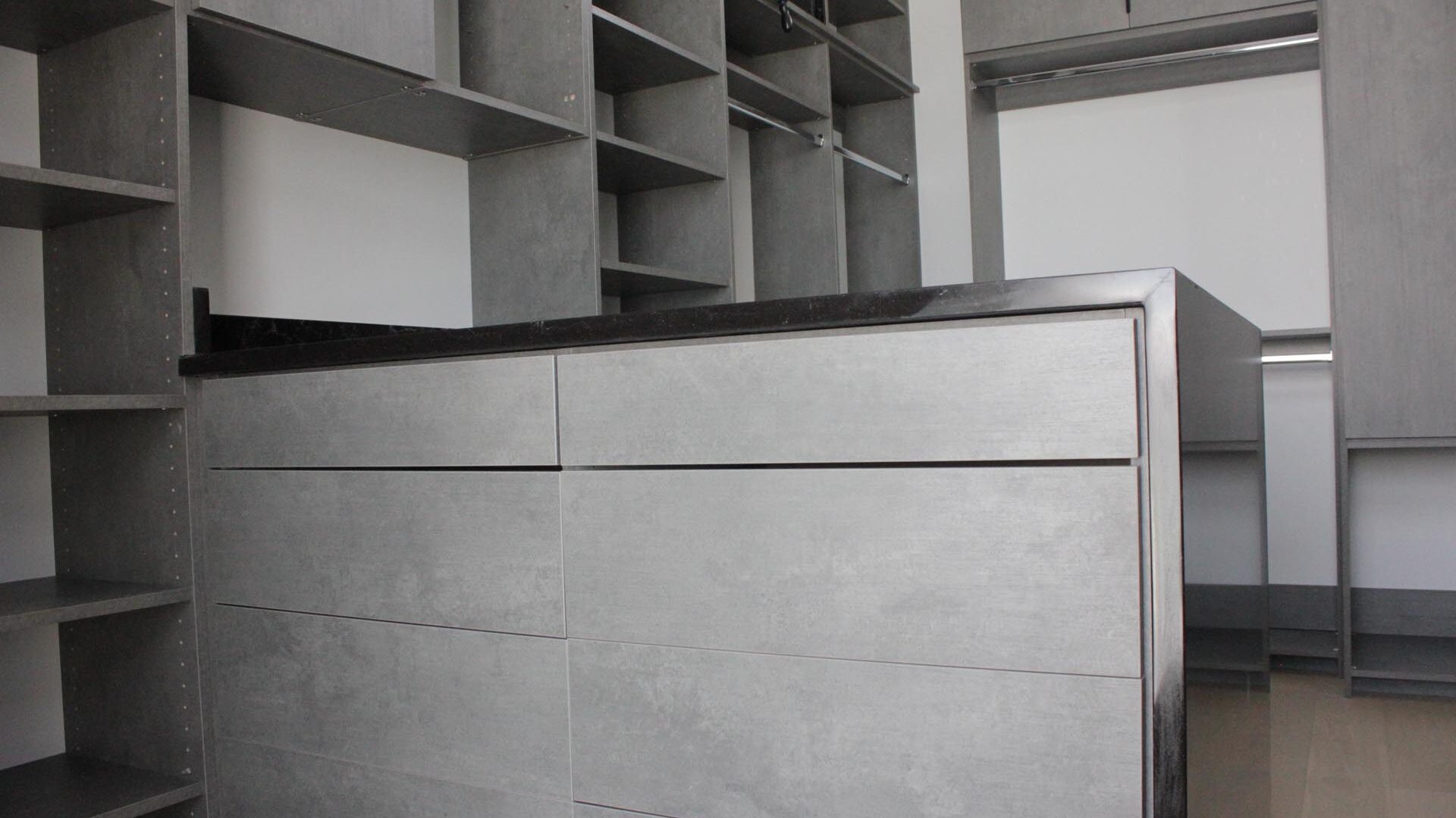 custom cabinets for walk-in closet