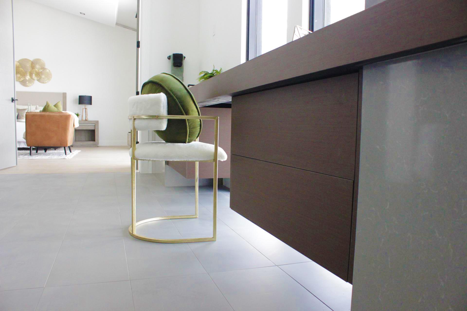 custom home office cabinets in wood